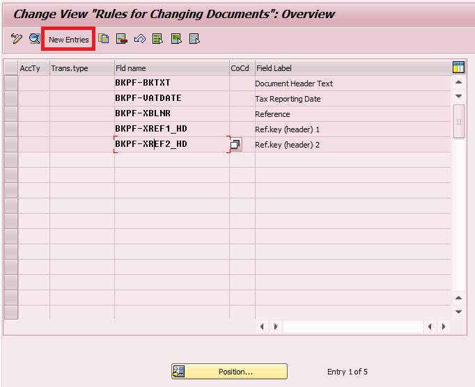 All About SAP Rule for Changing Document Configuration in SAP