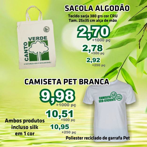 PROMOÇÃO SACOLAS ECOLOGICAS JULHO 2014IO A,MBIENTE 2014