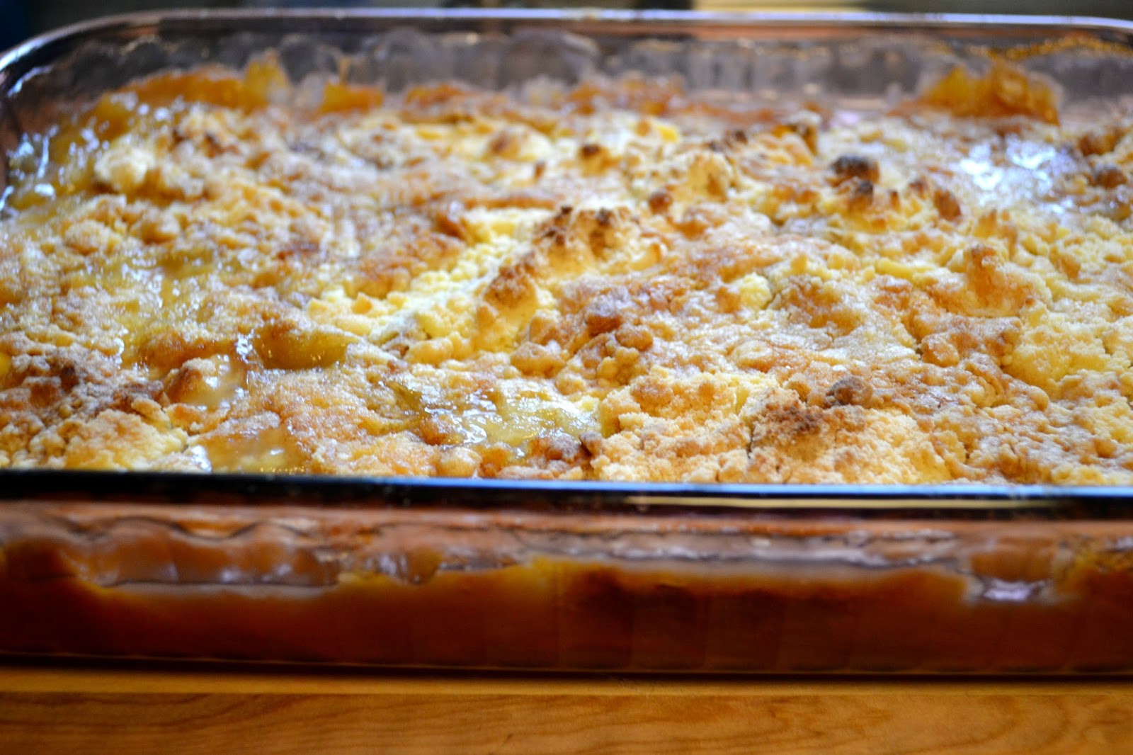 The Frugal Pantry Easy Peach Cobbler