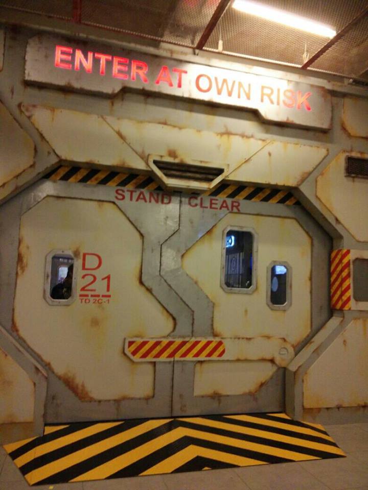 Space-ship themed entrance to District 21 Theme Park @ IOI City Mall