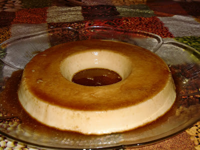 Flan De Turrón De Coco
