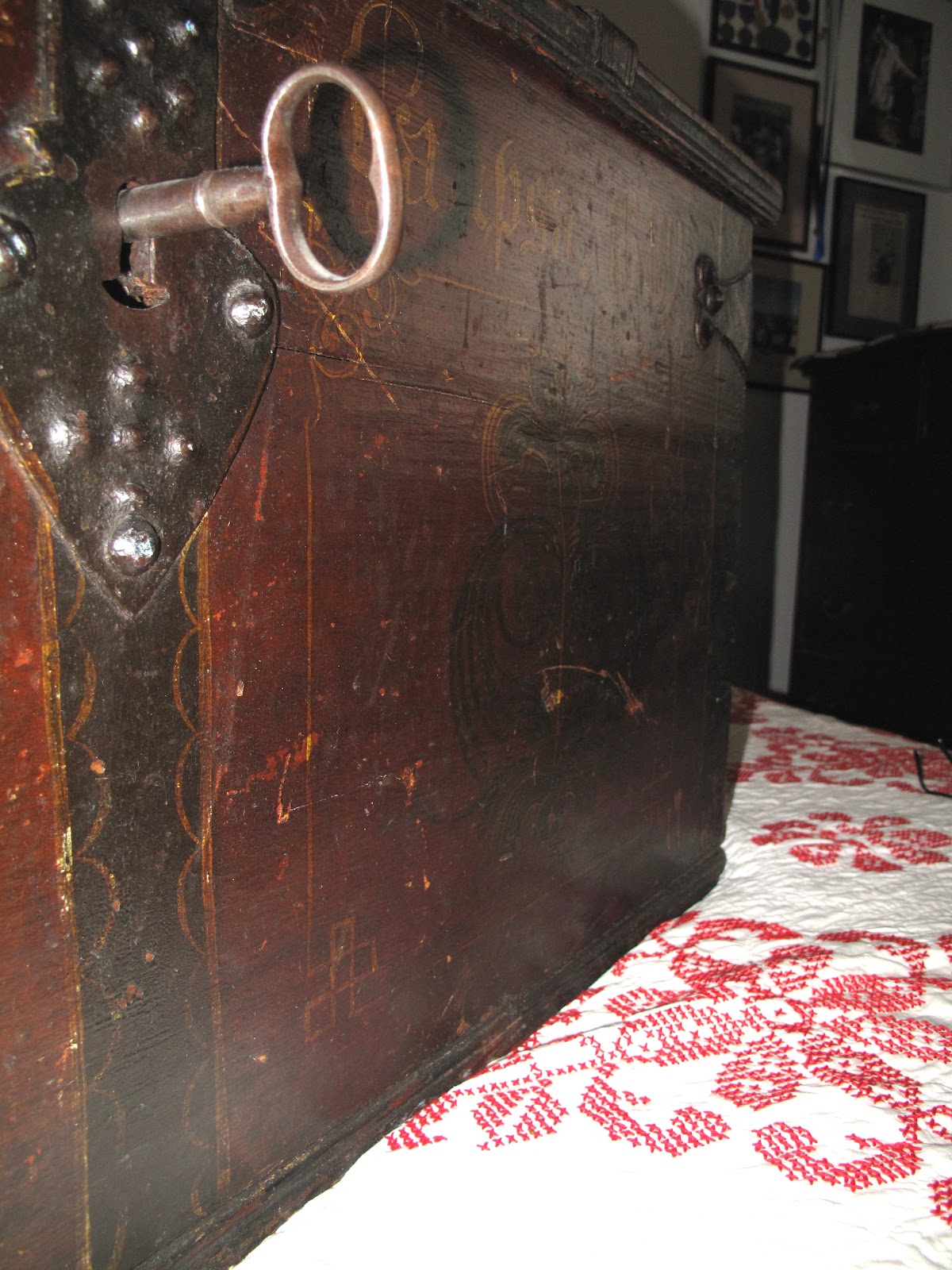 Way into the Flowering Heart Norwegian Dower Chest, 1889