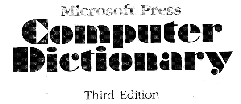 Microsoft Press Computer Dictionary Microsoft Press