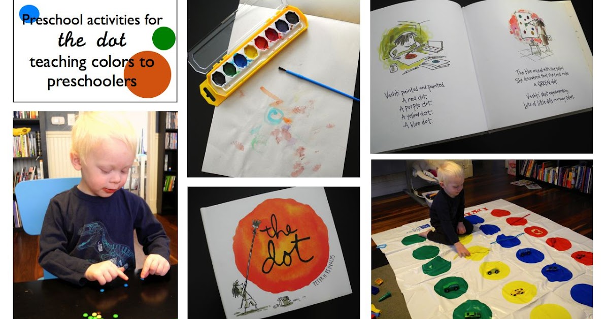 A Song of Sixpence: the dot preschool activities - learning colors