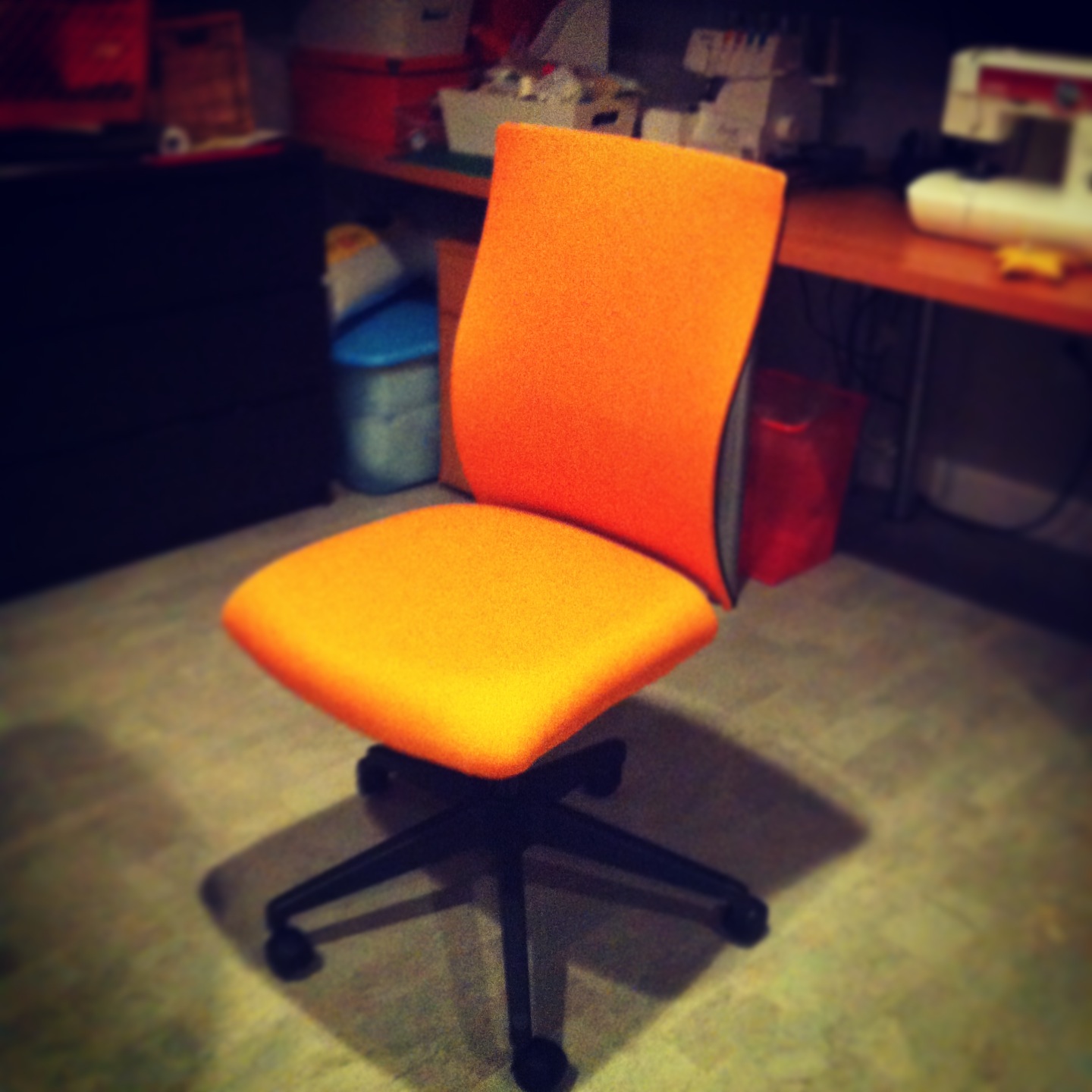 everywhere orange Orange Office Chair