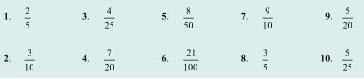 Soal Matematika SD Kelas 6 - Mengubah Bentuk Pecahan Menjadi Bentuk Persen