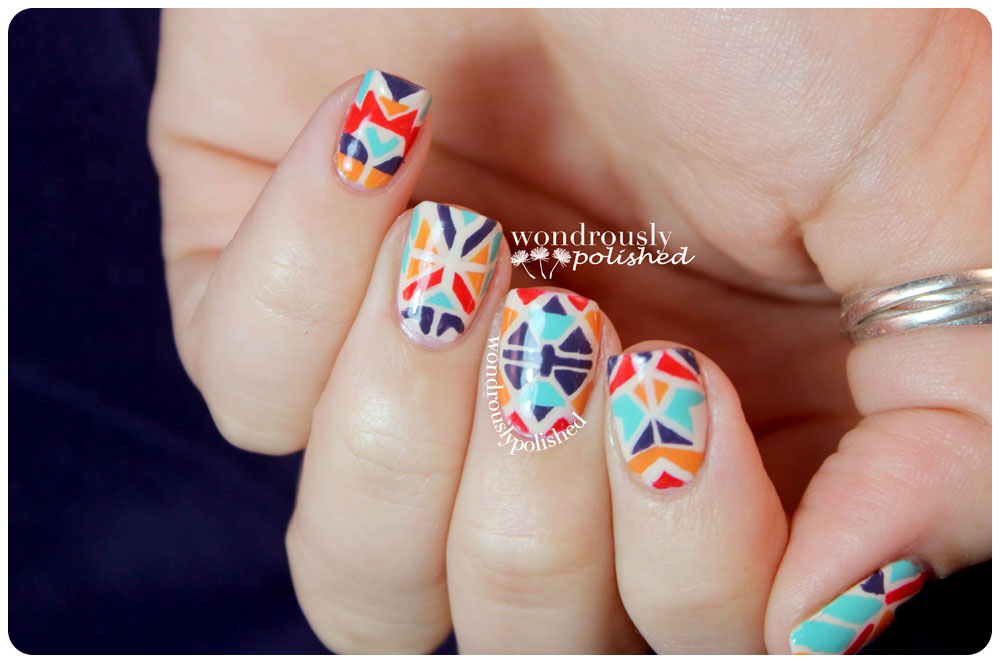 2. Trendy Aztec Nail Art Ideas for 2024 - wide 6