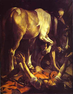 "The Conversion on the Way to Damascus" by Caravaggio
