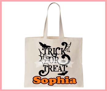 Halloween Trick or Treat Tote