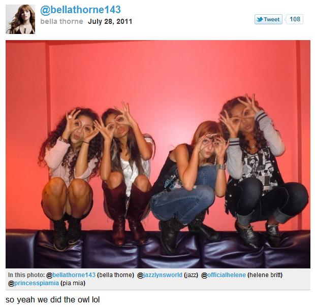 Bella Thorne Twitpic