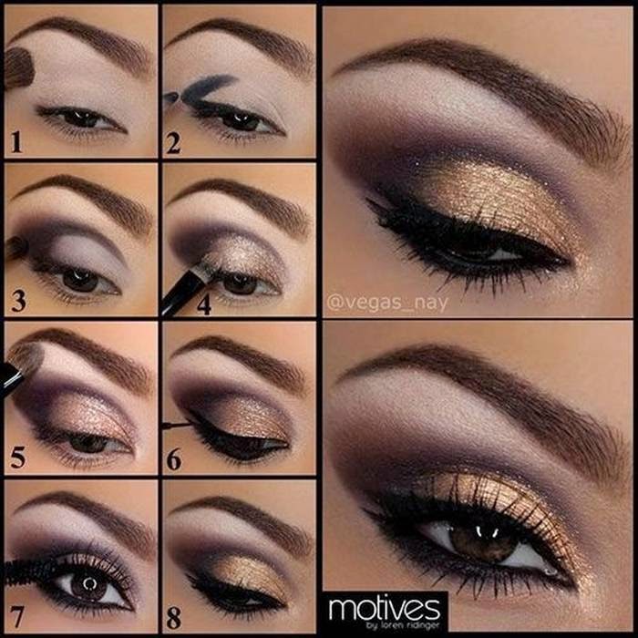 Golden Shades Eyeshadow Tutorial - Style Hunt World