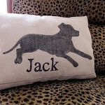 DIY Dog Silhouette Pillow