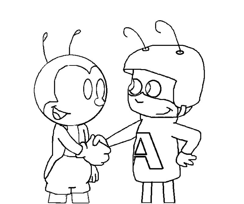 atom coloring pages