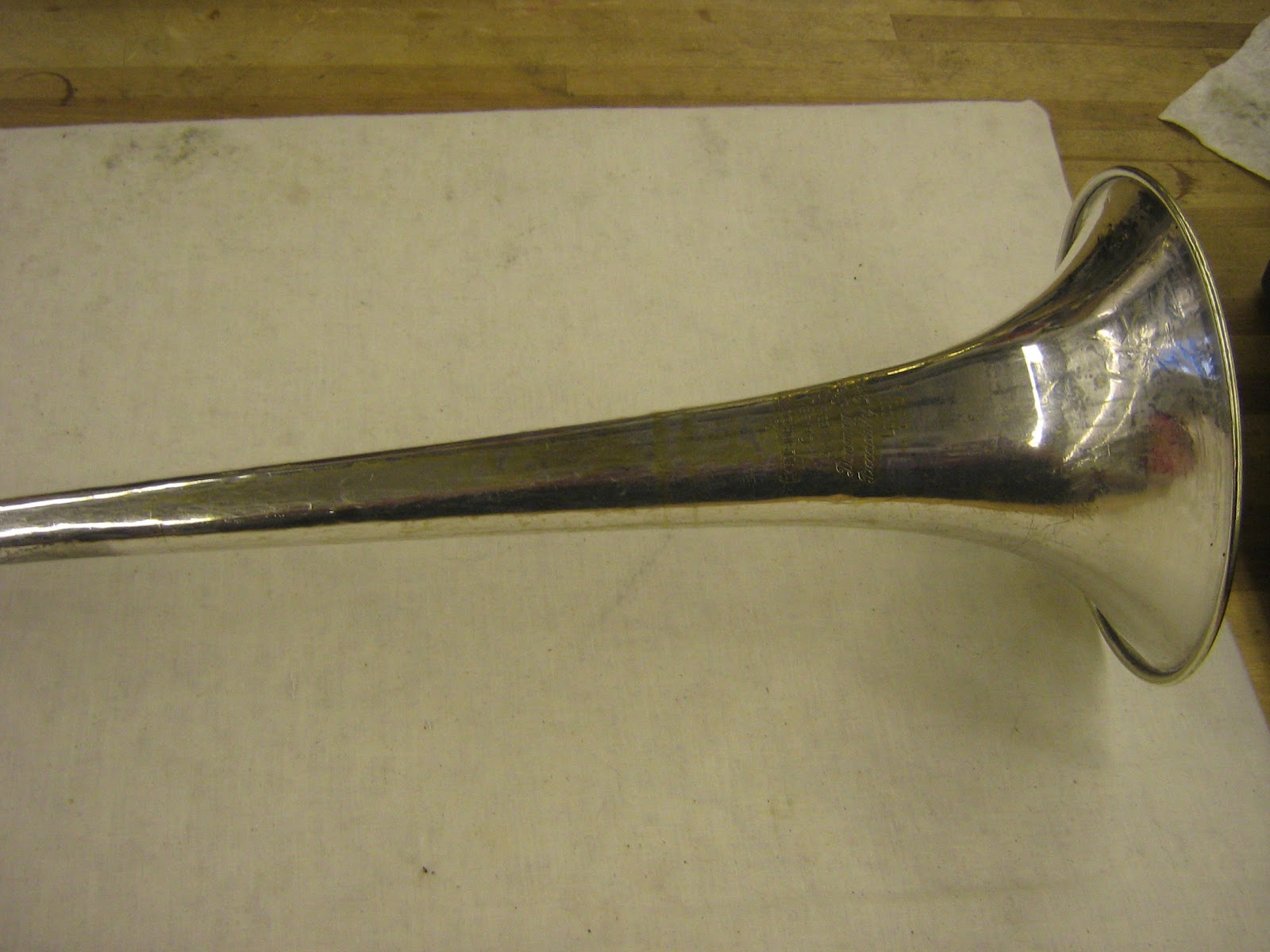 Band Instrument Repair Side Project Antique Trombone