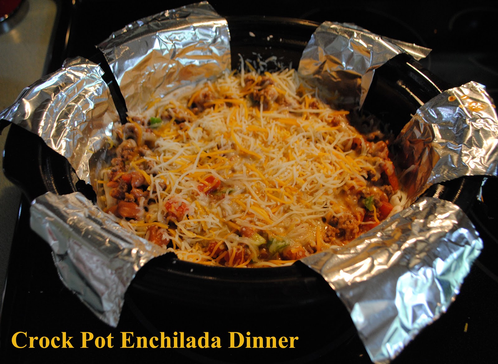 One Day at a Time Enchilada CrockPot Dinner