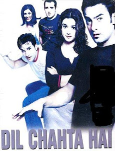 Poster Of Bollywood Movie Dil Chahta Hai (2001) 300MB Compressed Small Size Pc Movie Free Download worldfree4u.com