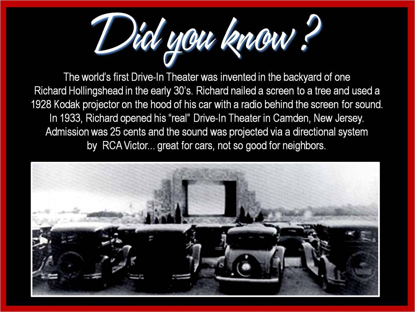 Review What Was The First Drive In Movie Latest Update Info