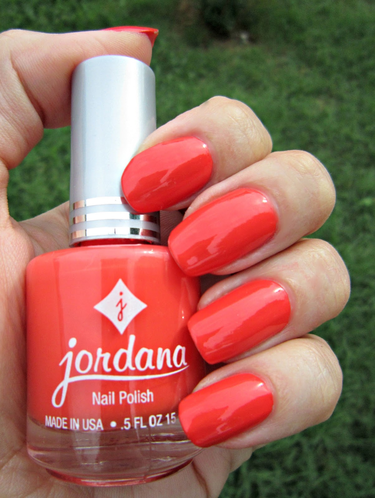 Concrete and Nail Polish Jordana Orangesicle