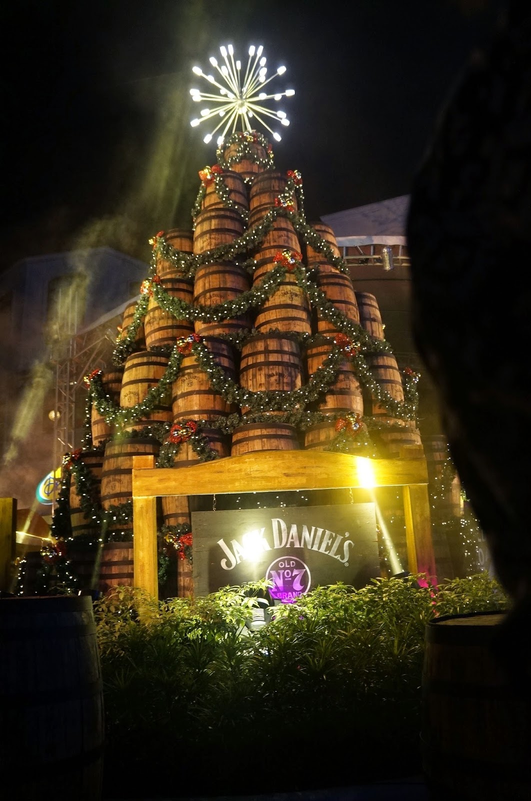 Jack Daniel's Holiday Barrel Tree Lighting at Fuente Circle Eastwood