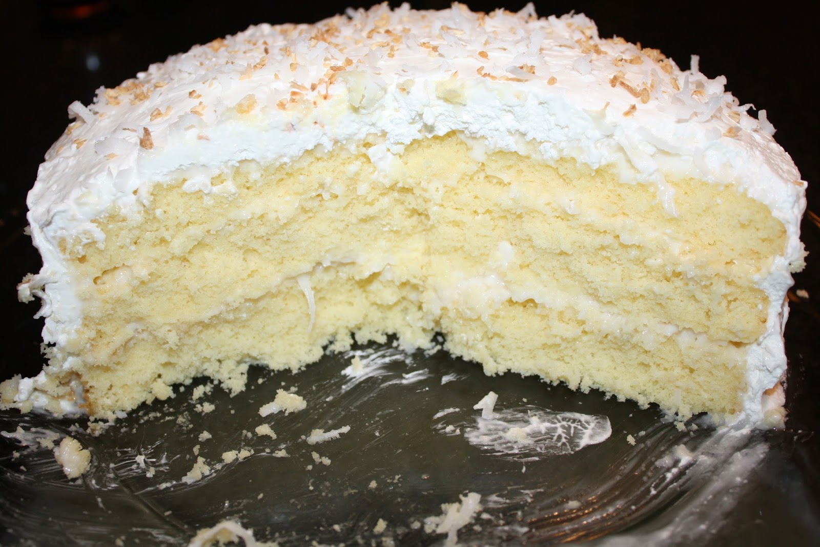 Neighbor Chick's Coconut Sour Cream Layer Cake