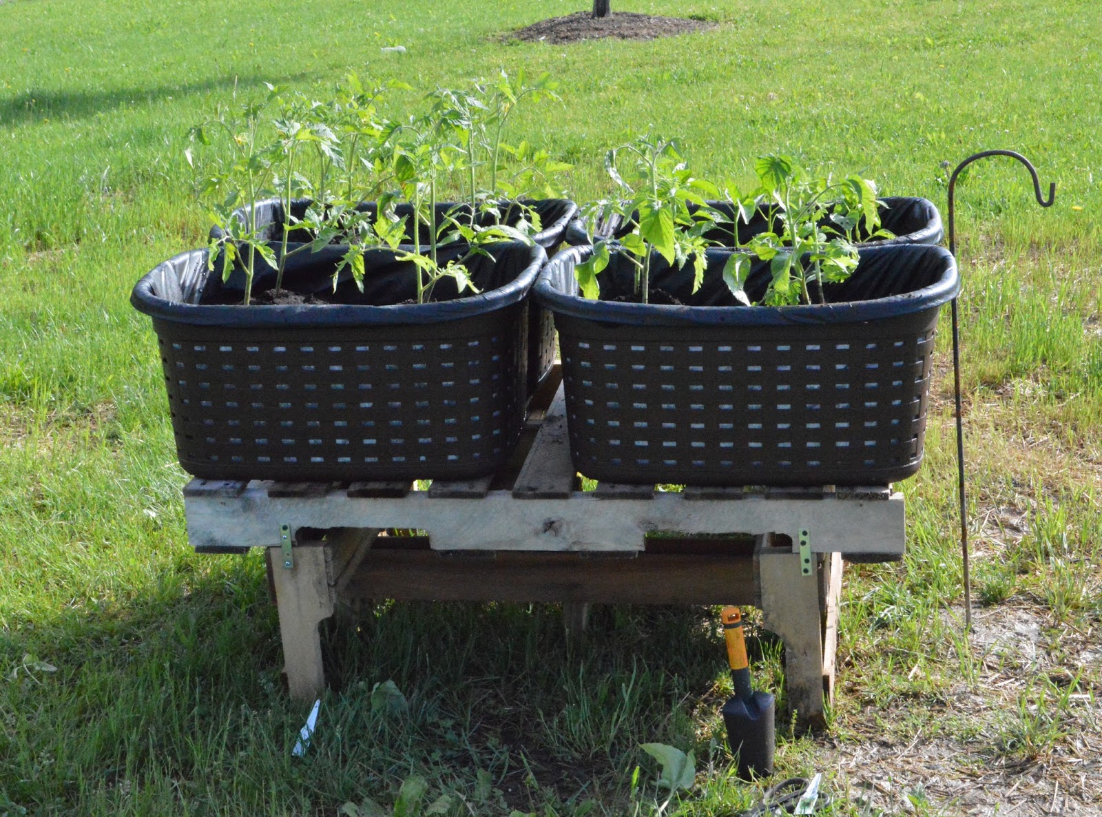 The Chic Burlap Boutique Blog Laundry Basket Gardening How to Turn