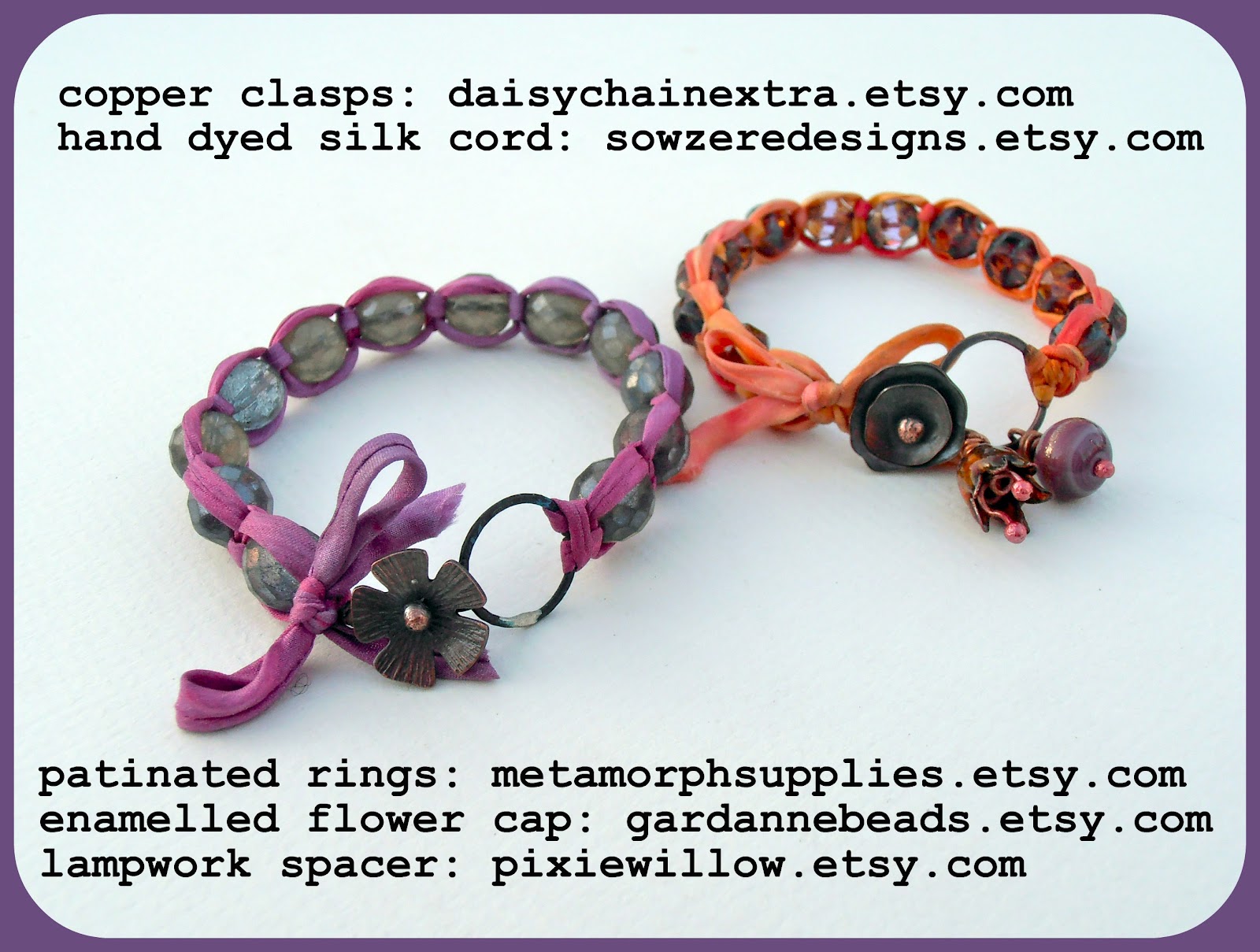 Art Bead Scene Blog Square Knot Bracelet Tutorial