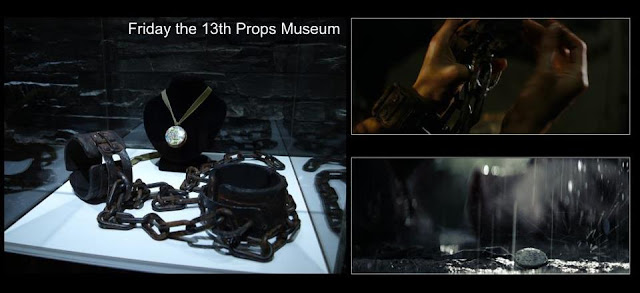 The Prop Museum: Whitney Shackles And Jason Voorhees Necklace From Friday The 13th 2009