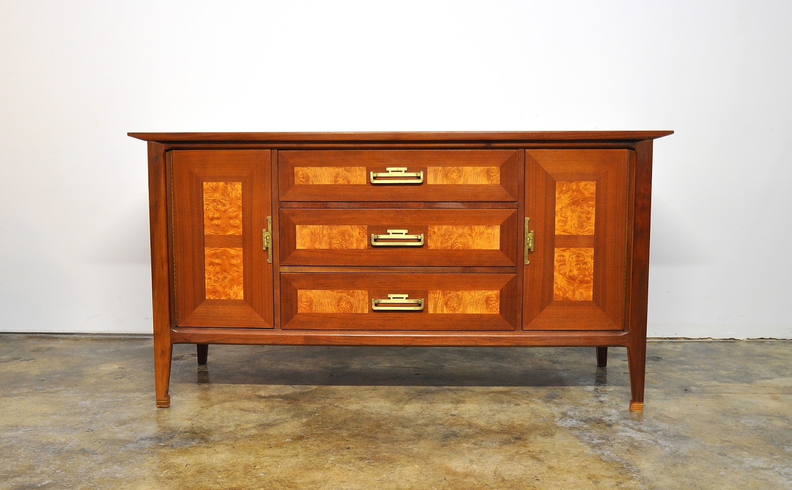SELECT MODERN James Mont Style Credenza, Bar, Buffet, Media Console or