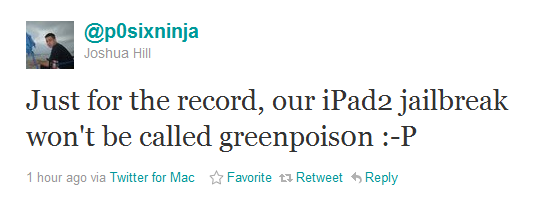 iPad 2 Jailbreak Is Not GreenPois0n