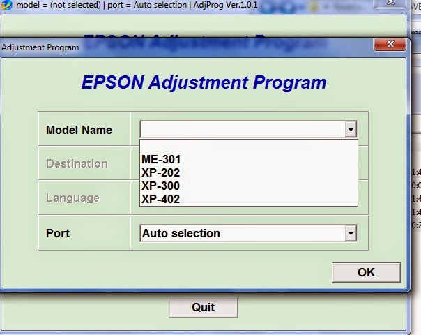 Epson printers manual xp300