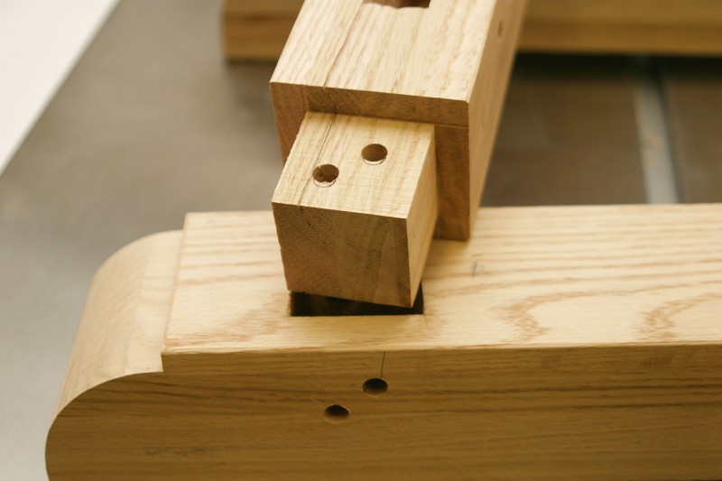 Shootingboard Draw Boring Technique