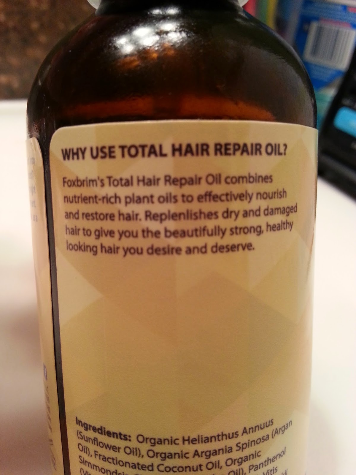 FiT and FabuLous Total Hair Repair Oil [Natural & Organic] Review
