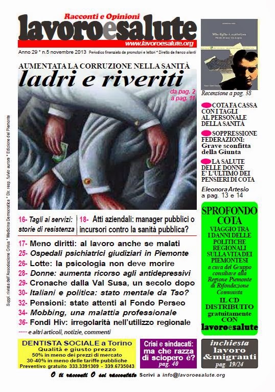 Lavoro e Salute novembre 2013