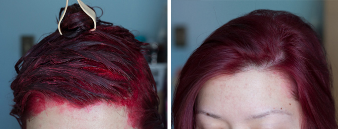 Dyeing My Hair With L Oreal Hicolor In Magenta A Lovely Allure