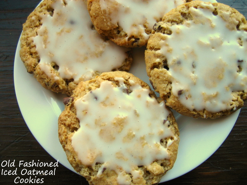 Home Cooking In Montana Old Fashioned Iced Oatmeal Cookies... Sweet 5.