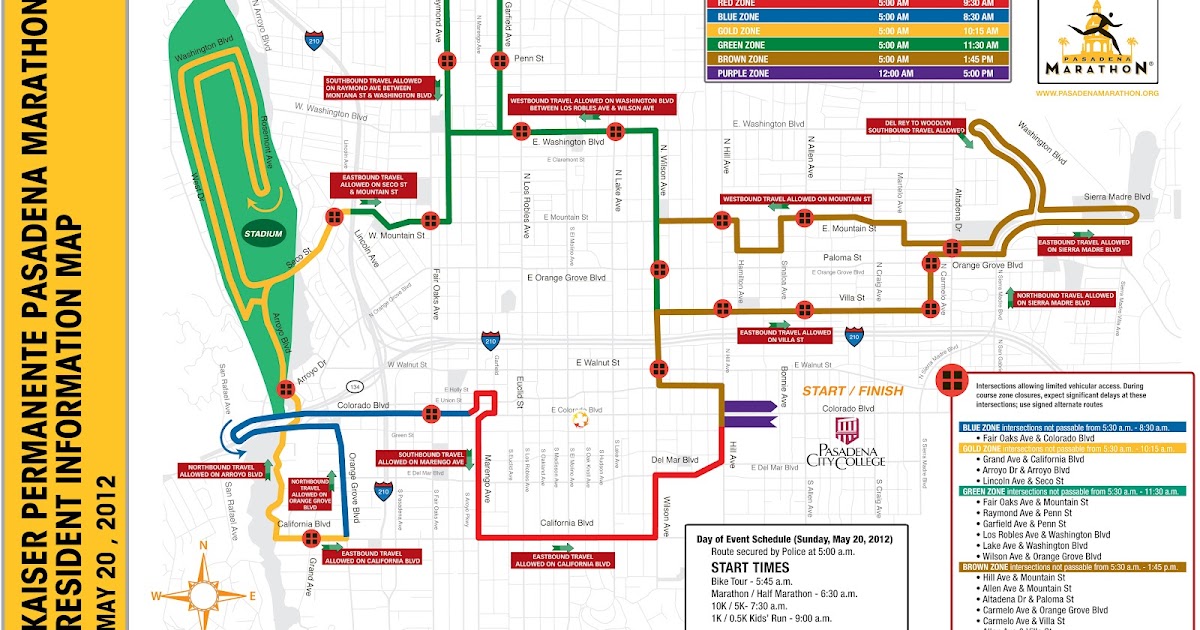 FUMC Pasadena News How to get to church through the Pasadena Marathon