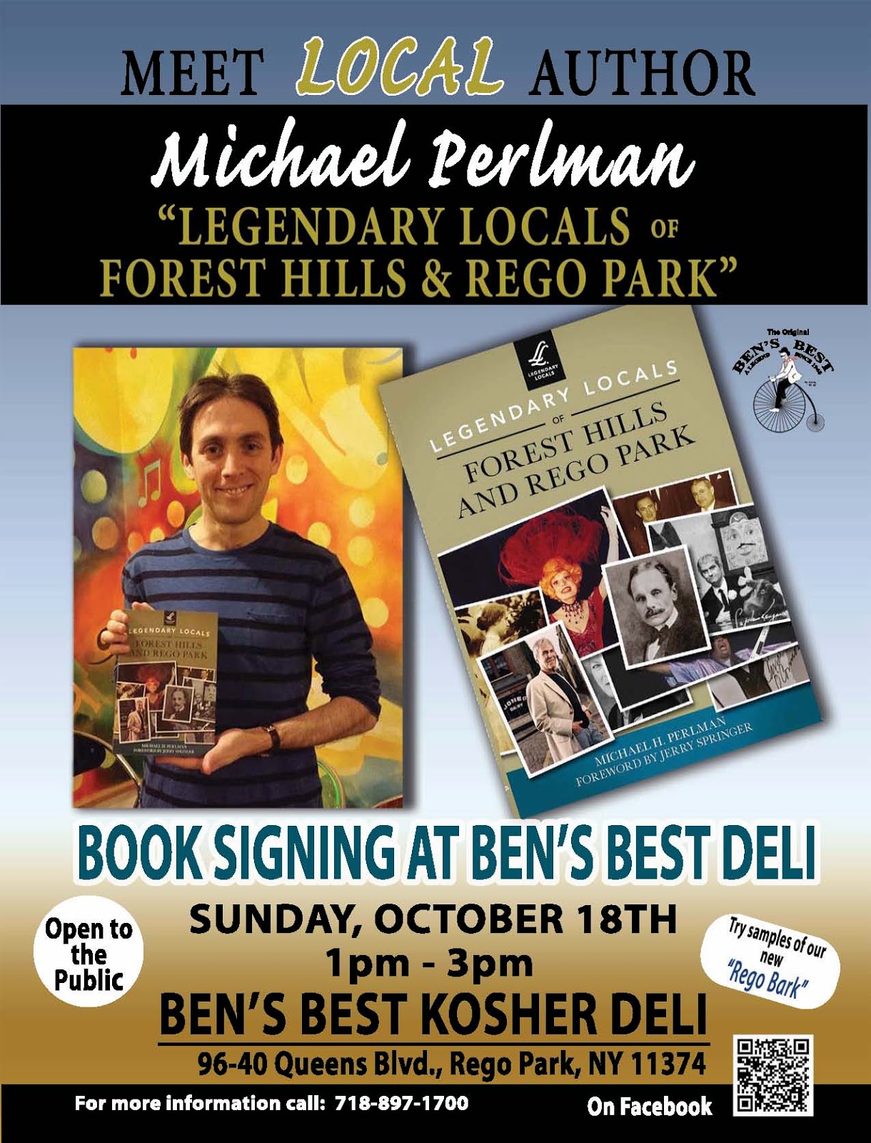 rego forest preservation council 10 18 book signing new food at book signing flyer