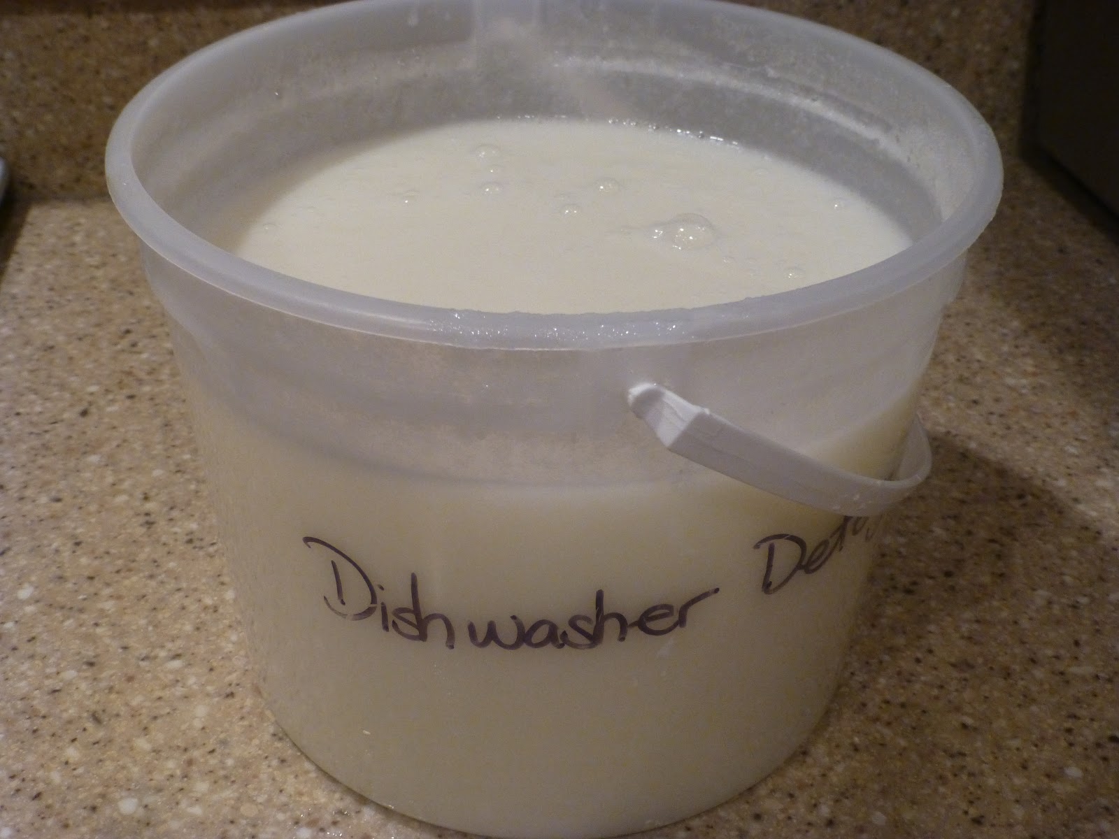 Heavenly Eden Homemade Liquid Dishwasher Detergent