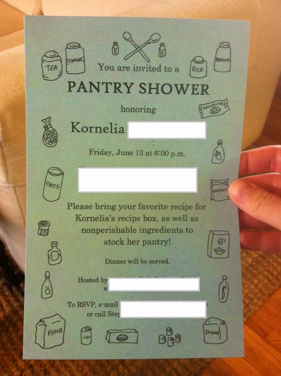 Kornelia's Pantry Shower