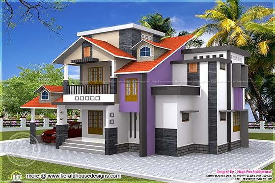 Colourful home design