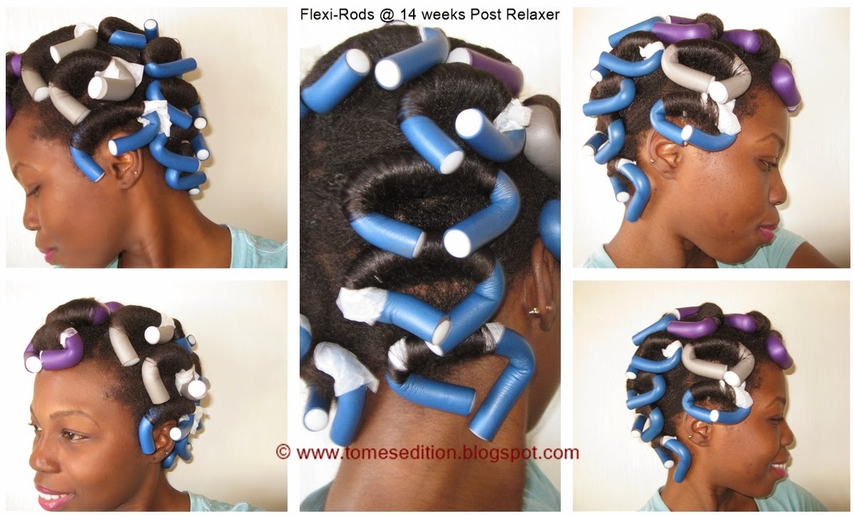 Tomes Edition Wash Day Flexi Rods 14 Weeks Post