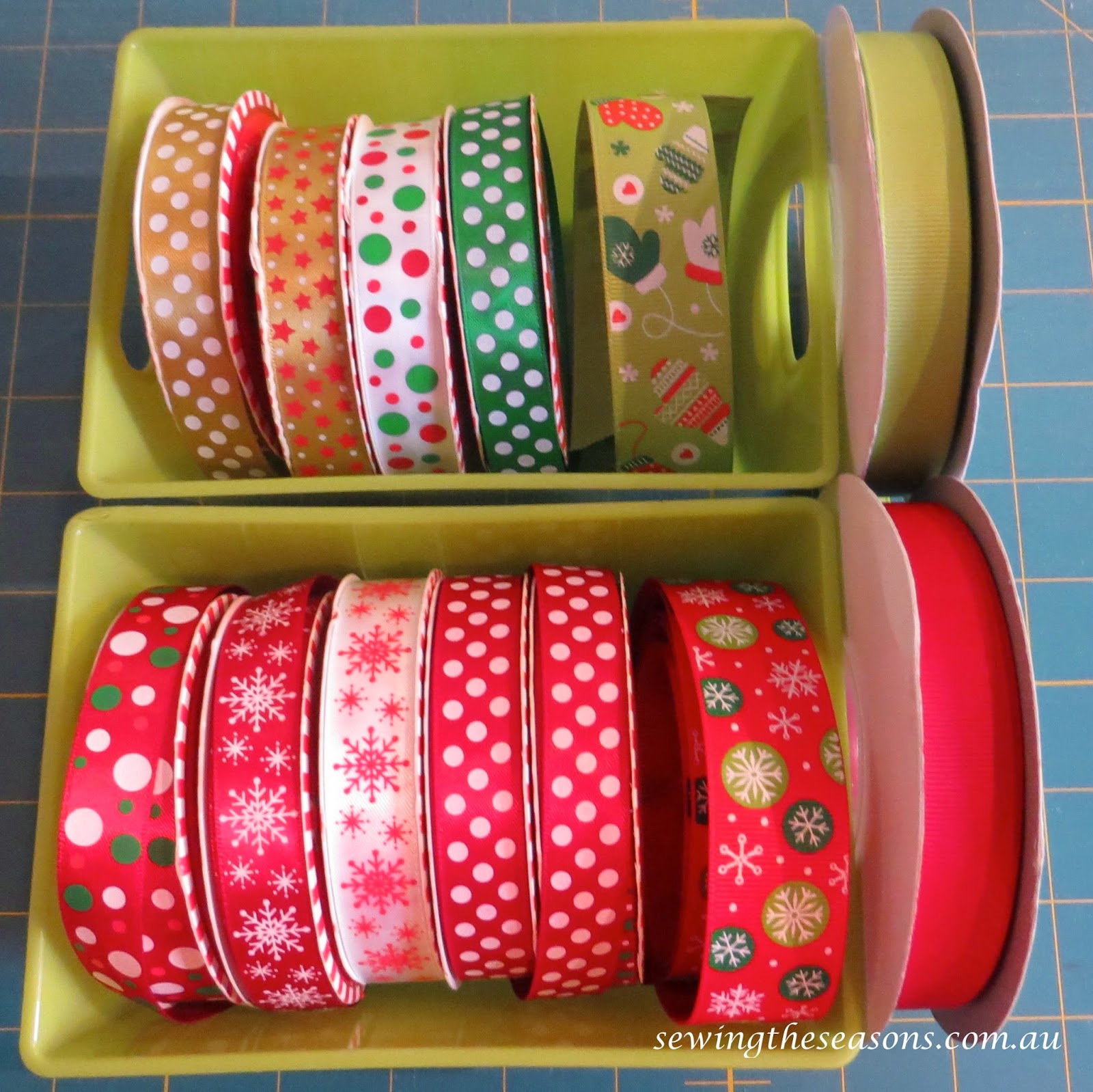 Sewing The Seasons Tutorial Christmas Ribbon Decorations
