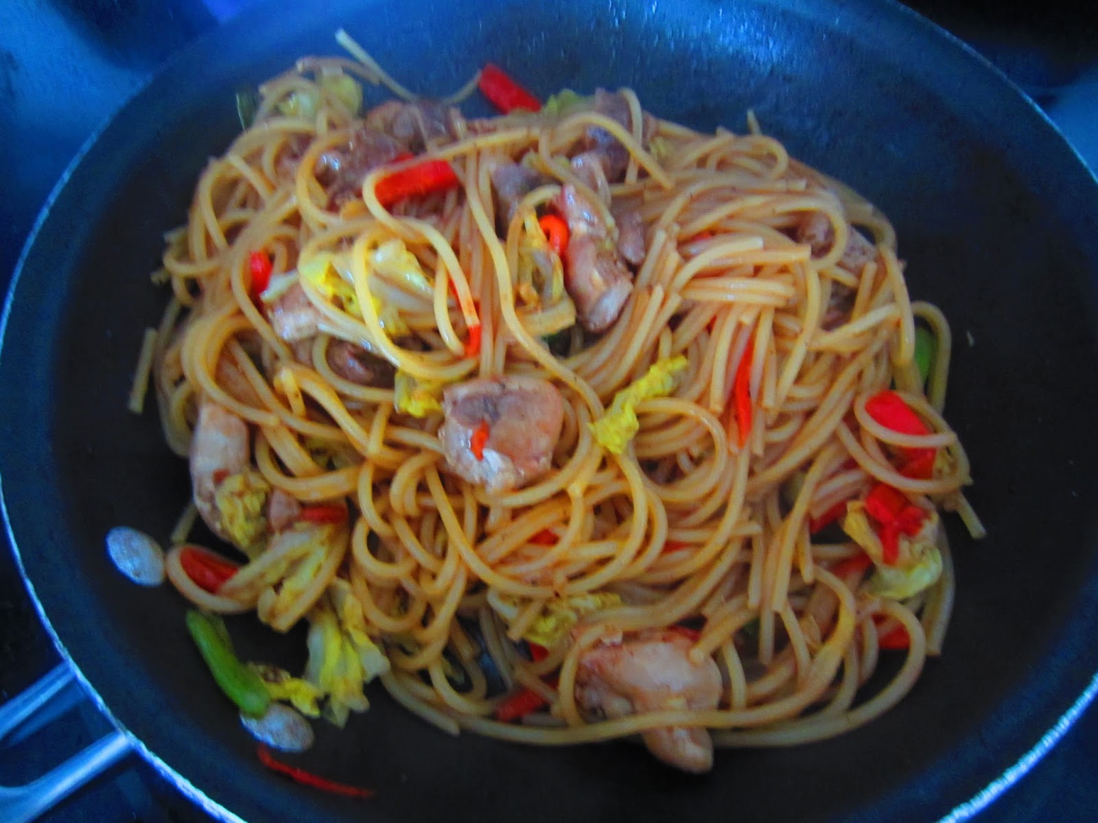La Petite Kitchen Yakisoba style spaghetti