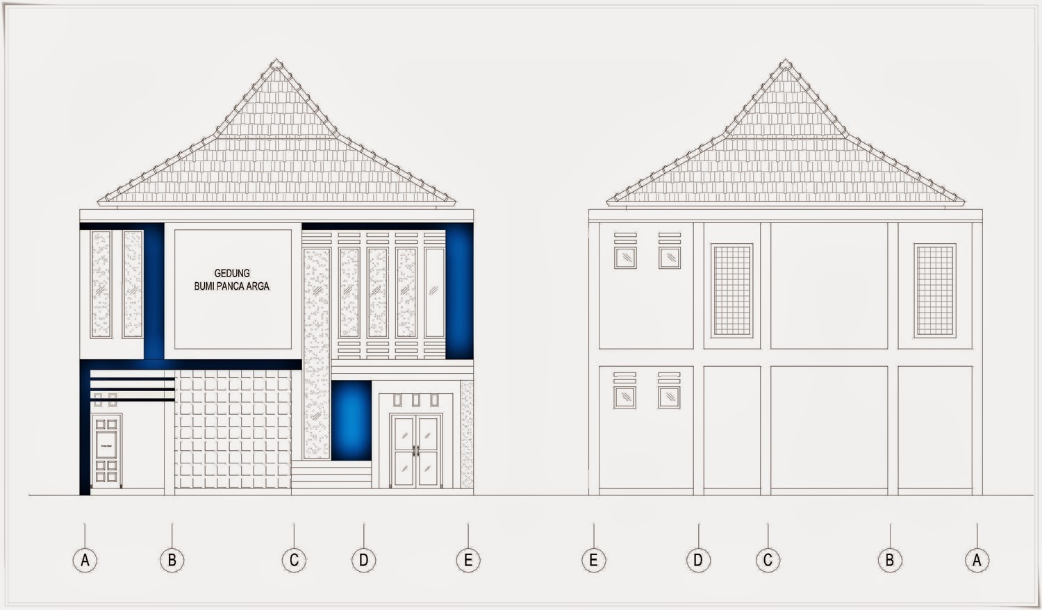 Gedung Pertemuan Dan Perkantoran 11 M X 21 M 2 Lantai Home