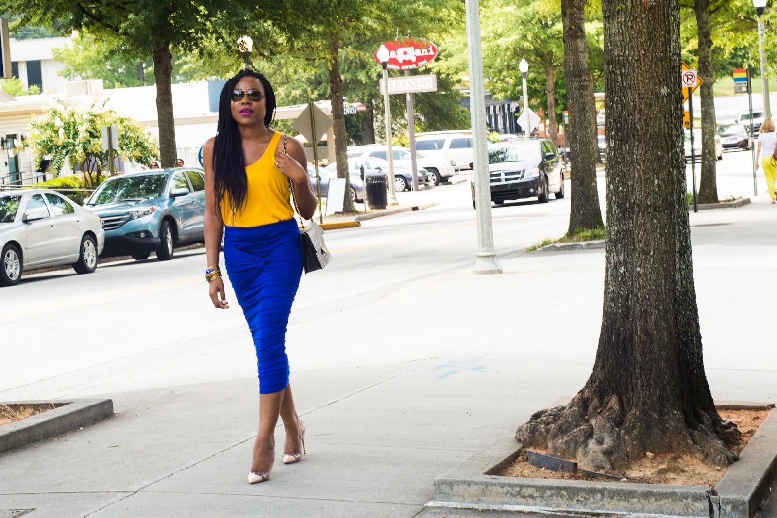 Weekend style inspiration: Ruched Pencil Skirt - Titi's Passion