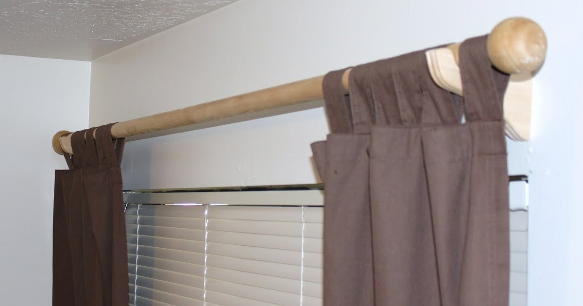 A Load Of Craft Tutorial How To Make Curtain Rod