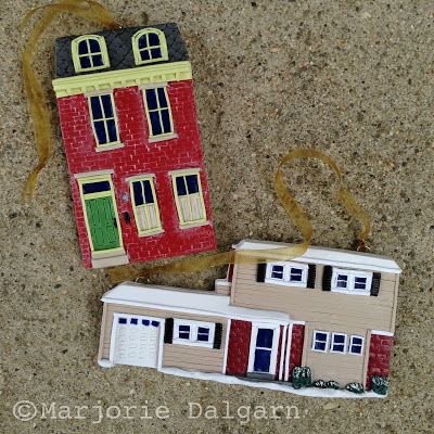 Custom Polymer Clay House/Home Ornaments by Marjorie Dalgarn 3moonbabies.etsy.com