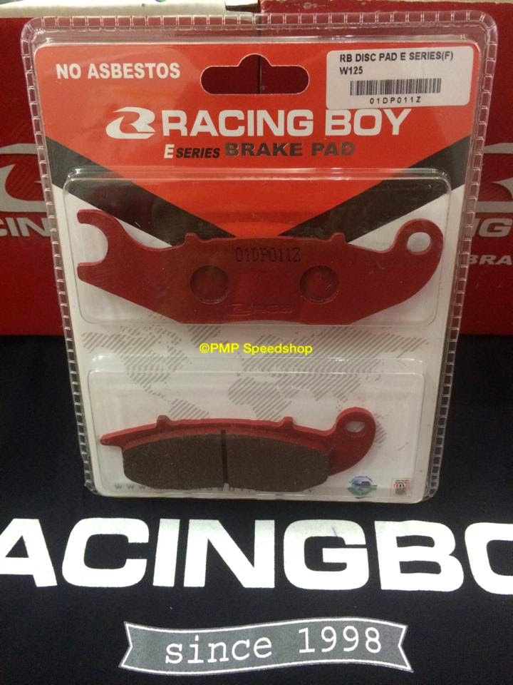 RACING BOY BRAKE PAD HONDA WAVE 125 / SUPRA X 125/ KARISMA 125 PALEX MOTOR PARTS ONLINE STORE