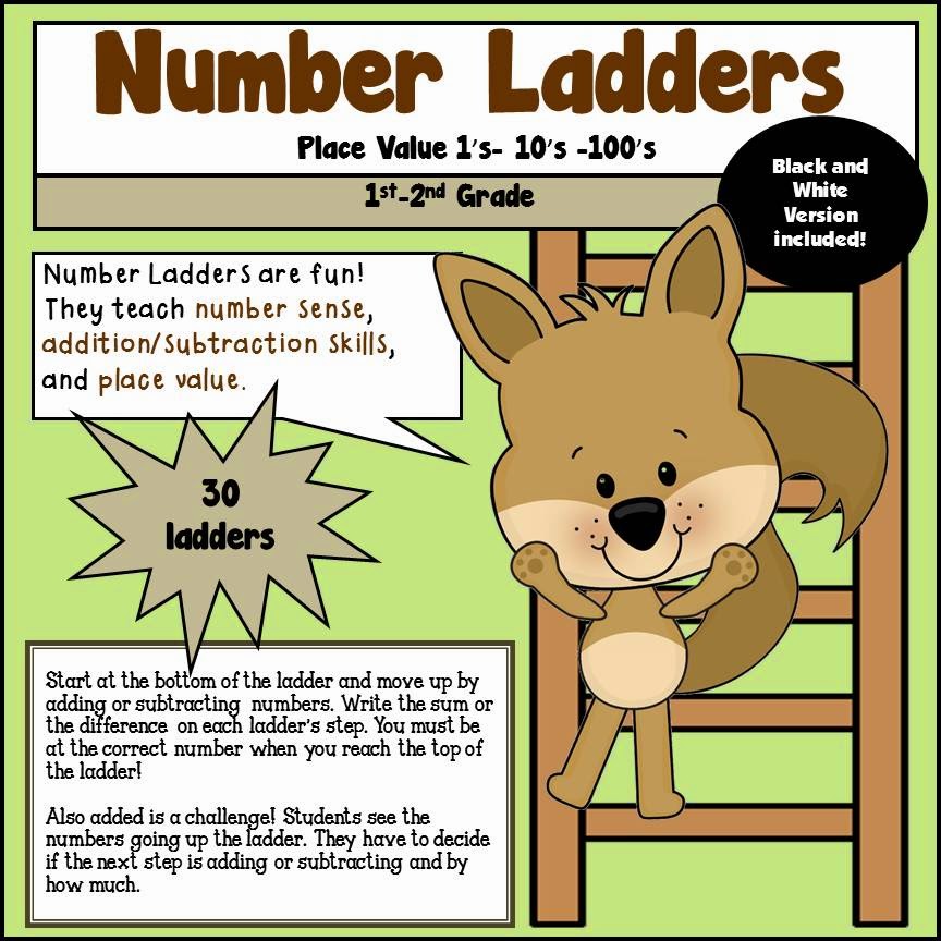 Teacher's TakeOut Number Ladders
