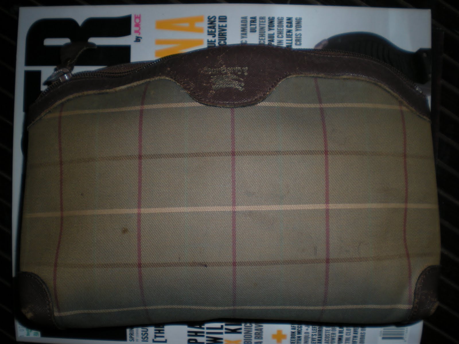 vintage burberry labels